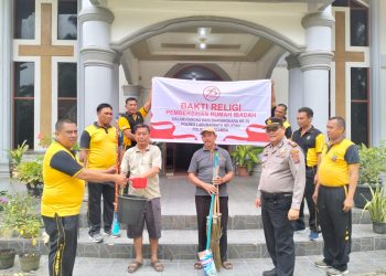 Polsek Torgamba Gelar Bakti Religi di Empat Tempat Ibadah di Cikampak dalam Rangka HUT Bhayangkara ke-78