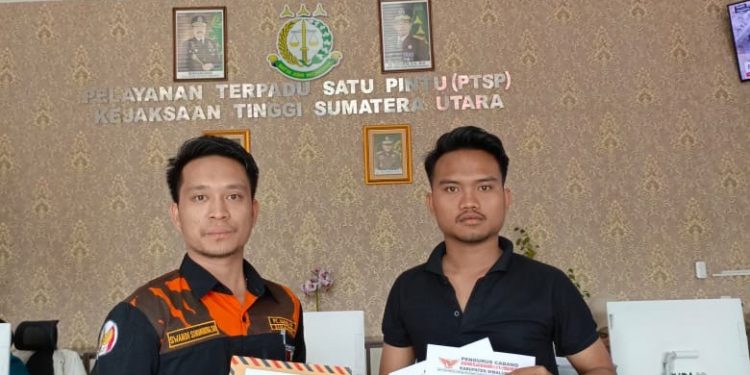 SAPMA PP Simalungun Laporkan Dugaan tindak pidana Korupsi Dan Melaporkan Kinerja Kejari Simalungun ke Kejati Sumut dan Aswas Kejati