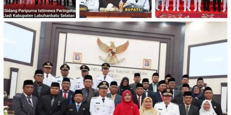 Bupati Hadiri Sidang Istimewa Hari Jadi Kabupaten Labuhanbatu Selatan Ke-16