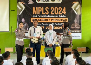 Polres Pringsewu Gelar Kampanye Operasi Patuh di Sekolah-Sekolah