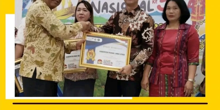 Pemkab Paluta Terima Penghargaan Kategori Komitmen Pemda Pelaksanaan Audit Kasus Siklus I Tahun 2024