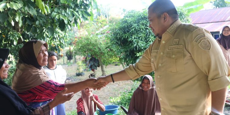 Peduli Dengan Masyarakat, Bupati Tapsel Lakukan Kunjungan Ke Desa Nanggar Jati