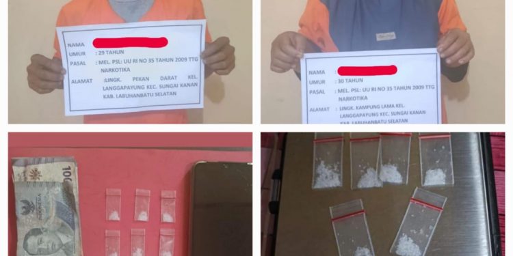 Polres Labusel Tangkap Wanita Pengendali Peredaran Sabu Di Sungai Kanan