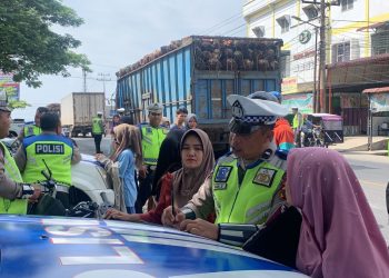Giat Operasi Patuh Toba 2024 Hari Pertama , Satlantas Polres Labusel Tindak 35 Ranmor