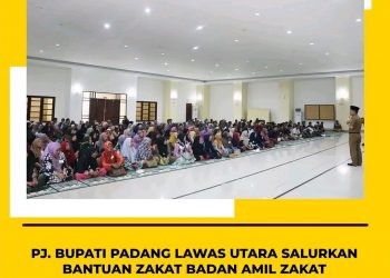 Pj. Bupati Paluta Salurkan Bantuan Zakat Kepada Masyaarakat Yang Bersumber Dari Zakat ASN