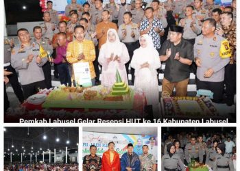 Pemkab Labusel Gelar Resepsi HUT ke 16 Kabupaten Labusel