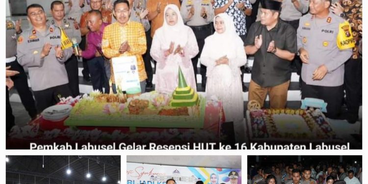 Pemkab Labusel Gelar Resepsi HUT ke 16 Kabupaten Labusel
