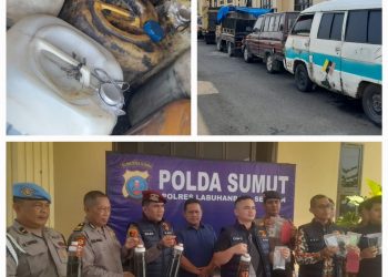 Polres Labusel Berhasil Bongkar Kasus Penimbunan BBM
