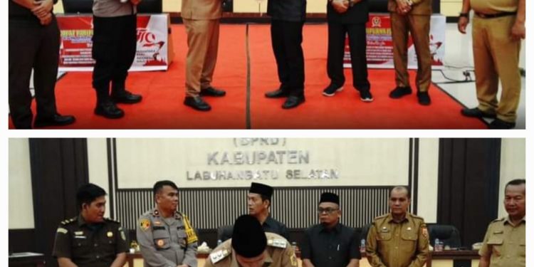 Pemkab dan DPRD Labusel Laksanakan Penandatanganan Nota Kesepakatan Penambahan Penyertaan Modal di PT Bank Sumut