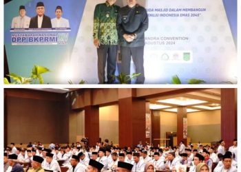 Bupati H. Edimin dan Wabup H. A. Padli Tanjung Hadiri Munas DPP BKPRMI XIV di Medan