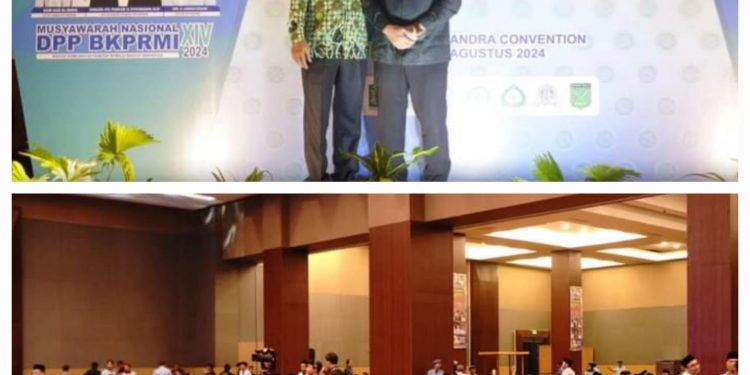 Bupati H. Edimin dan Wabup H. A. Padli Tanjung Hadiri Munas DPP BKPRMI XIV di Medan