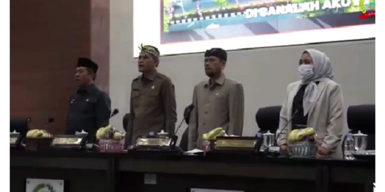 Paripurna DPRD Kabupaten Karawang Perubahan Perda No: 7 Tahun 2018 Pengelolaan Barang Milik Daerah