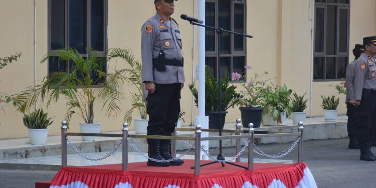 Polres Labusel Gelar Apel Kenaikan Pangkat Pengabdian Personel Periode 1 Agustus 2024