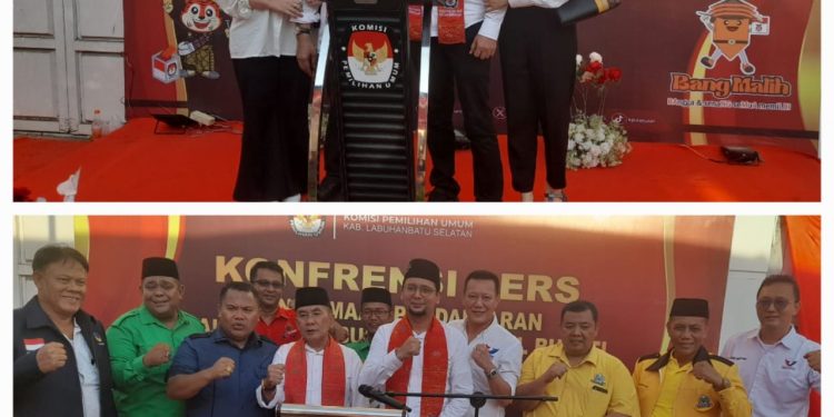 Ribuan Pendukung Fery-Syahdian Hadiri Pendaftaran Ke KPU