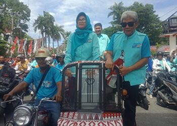 dr Susanti Dewayani Spa dan Ronald Darwin Tampubolon SH Resmi Mendaftar ke KPU Pematangsiantar untuk Pilkada 2024