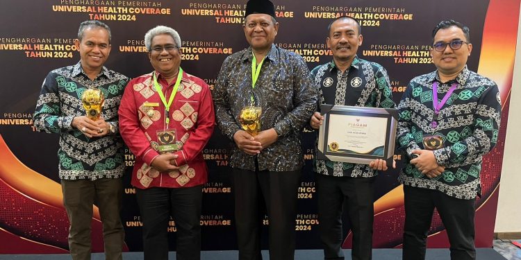 Pemkab Aceh Utara Kembali Raih Penghargaan UHC Award dari Pusat