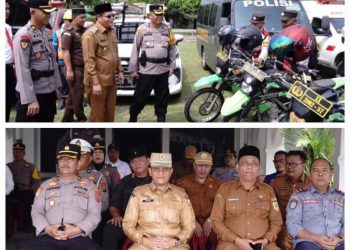 Wabup H.Ahmad Padli Tanjung Hadiri Apel Gelar Pasukan Mantap Praja Toba Polres Labusel 2024