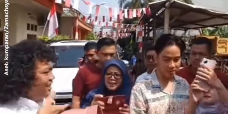 Wapres Terpilih Gibran Rakabuming Raka Blusukan ke Tangerang Selatan, Didampingi Marshel Widianto dan Raffi Ahmad