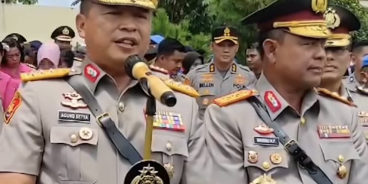 Komjen Agung Setya Imam Effendi Resmi Serahkan Estafet Kepemimpinan Polda Sumut kepada Irjen Whisnu Hermawan Februanto