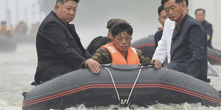 Kim Jong-un Pimpin Langsung Upaya Penyelamatan di Daerah Banjir Korea Utara