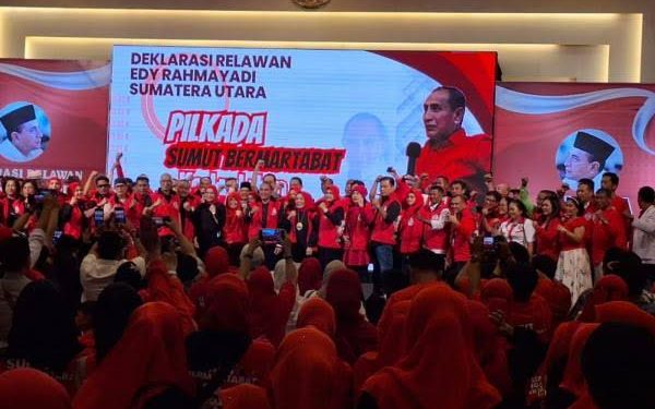 Deklarasi Relawan Edy Rahmayadi Sumatera Utara: Semangat Rakyat Kecil untuk Pilkada Sumut 2024