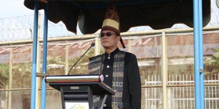 Lapas Kelas IIA Pematangsiantar Gelar Upacara Peringatan HUT ke-79 RI dengan Tema “Nusantara Baru Indonesia Maju”