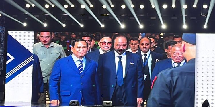 Presiden Terpilih Prabowo Hadiri Kongres III NasDem, Ceritakan Perjalanan Bergabungnya NasDem ke Pemerintahan