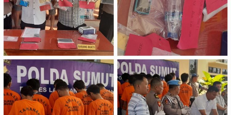 Polres Labuhanbatu Selatan Berhasil Ringkus 18 Pelaku Kejahatan Narkoba
