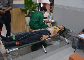 Polres Labusel Laksanakan Pemeriksaan Kesehatan Berkala TA 2024