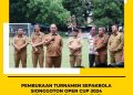 Pj Bupati Paluta Diwakili Pj Sekda Buka Turnamen Sepakbola Sionggoton Open Cup 2024