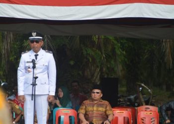 Kades Pangarungan, Yusuf Bahri Nasution Sebagai Irup pada Upacara HUT Kemerdekaan RI ke 79 Tahun 2024