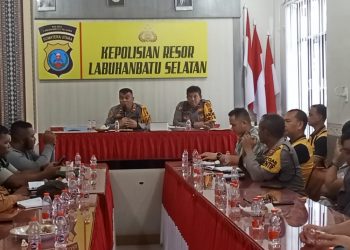 Polres Labusel Fasilitasi Mediasi Antara PT. STA Dengan MDTM Sungai Kanan