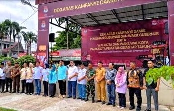 Jelang Akan Bergulirnya Masa Kampanye KPU Gelar Acara Deklarasi Damai