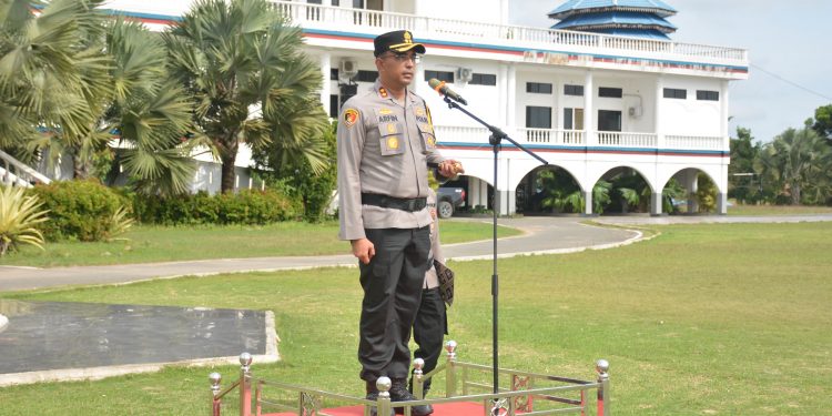 Polres Labusel Gelar Apel Pasukan Operasi Zebra Toba 2024