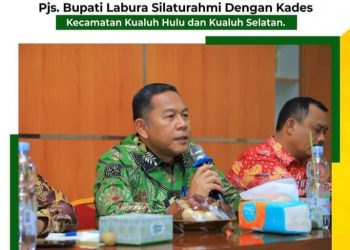 Pjs. Bupati Labura Silaturahmi Dengan Kades Kecamatan Kualuh Hulu dan Kualuh Selatan