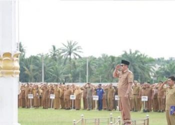 Wabup Pimpin Apel Gabungan Pemkab Labusel