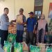 Kapolres Labusel AKBP Arfin Fachreza Serahkan Bansos Pada Masyarakat Kampung Rakyat