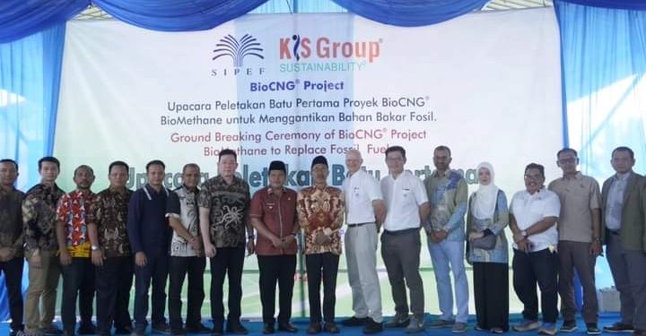 Bupati Labusel Hadiri Peletakan Batu Pertama Proyek Bio CNG PT. Tolan Tiga Estate