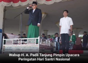 Wabup Labusel H.A.Padli pimpin Upacara Hari Santri Nasional 2024