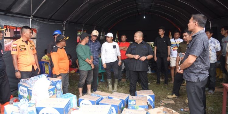 Dolly Tinjau Wilayah Yang Terdampak Banjir Bandang di Tapsel