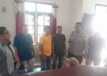 Bhabinkamtibmas Polsek Torgamba Laksanakan Sosialisasi dan Edukasi untuk Wujudkan Kamtibmas Aman Di Desa Bunut
