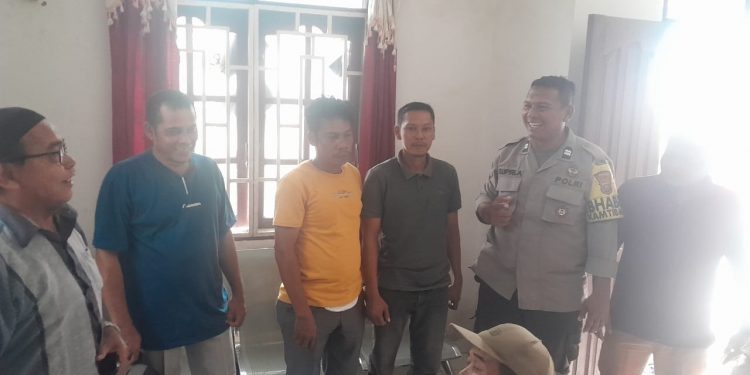 Bhabinkamtibmas Polsek Torgamba Laksanakan Sosialisasi dan Edukasi untuk Wujudkan Kamtibmas Aman Di Desa Bunut