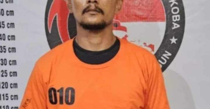 Seorang Pemuda Pengedar Narkoba Di Tangkap Di Lokasi Gudang Sawit
