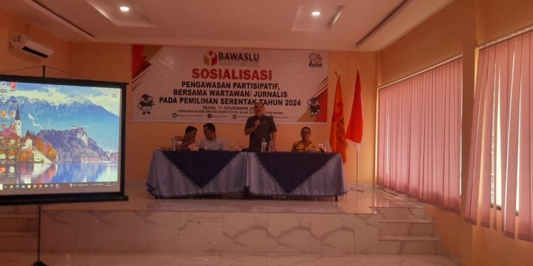 Bawaslu Labuhanbatu Selatan Gelar Sosialisasi Pengawasan Partisipatif Bersama Wartawan/Jurnalis Jelang Pilkada Serentak2024