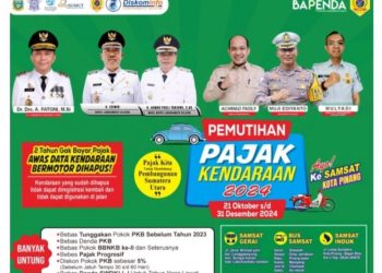 PT Jasa Raharja Kotapinang Gelar Razia Gabungan Kendaraan Bermotor Di Labusel, Program Pemutihan Pajak