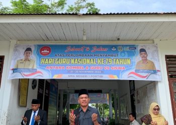 Keluarga Besar SMA Negeri 1  Portibi Paluta Peringati HUT Ke-79 Hari Guru Nasional
