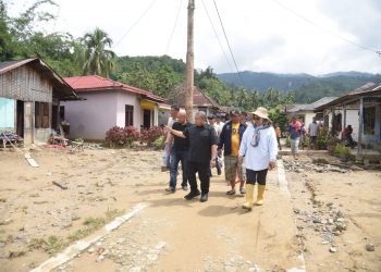 Langkah Cepat Bupati Tapsel, Jalan Lintas Yang Terdampak Banjir Dapat Di Akses Kembali