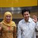Khofifah-Emil Unggul Sementara di Pilgub Jawa Timur, Gelar Syukuran dengan Prosesi Tumpengan