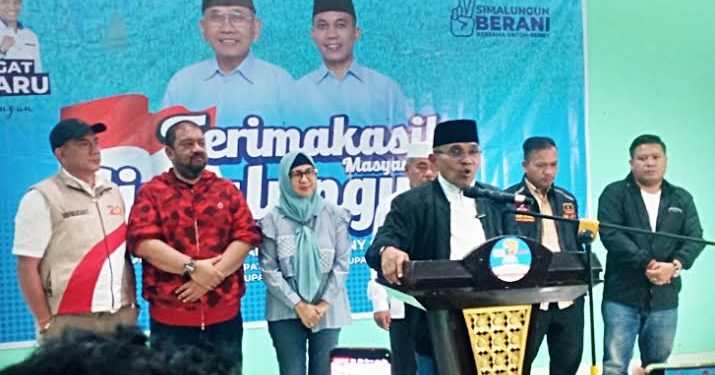 Paslon Anton Achmad Saragih-Benny Gusman Sinaga Unggul Sementara di Pilkada Simalungun 2024