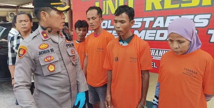 Kasus Kematian Tragis Dameriahta Tarigan Terungkap, Polsek Medan Tembung Tangkap Empat Pelaku